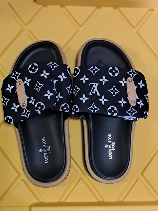 The Unbranded Brand Shoes - Women Fashion Black Slide Sandals